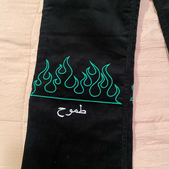 Nafsika skourti SS16 flame jeans in green - Picture 7 of 9